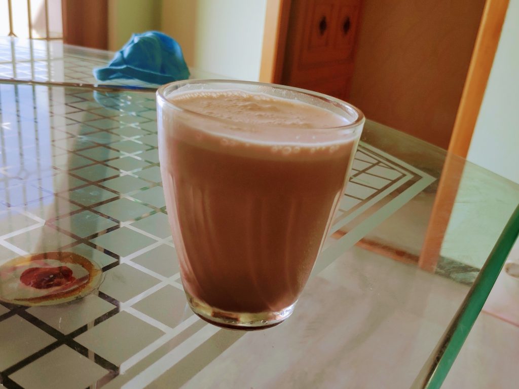 homemade chocolate milk
