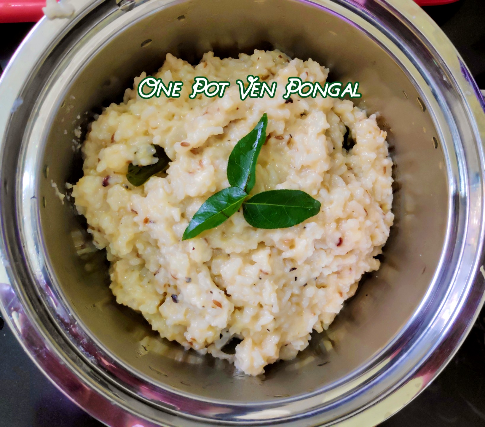 One Pot Ven Pongal