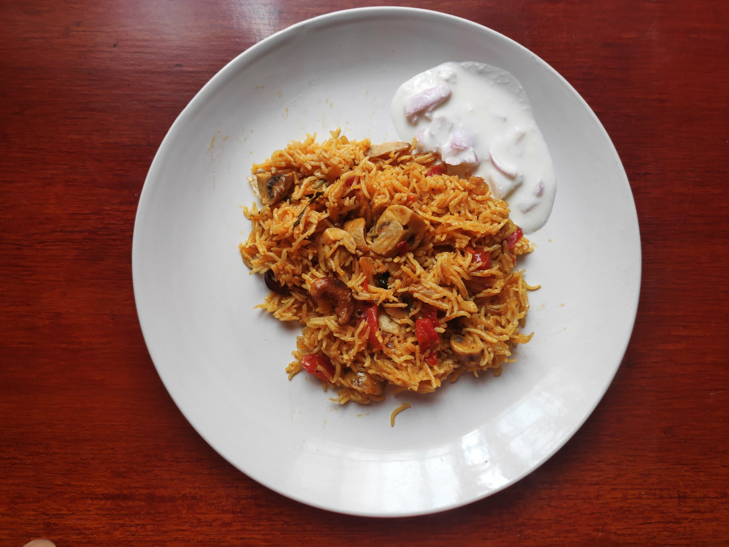 Mushroom Biryani Recipe