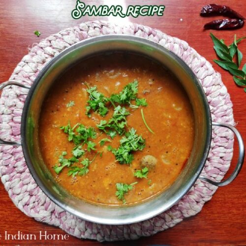 Easy Sambar Recipe