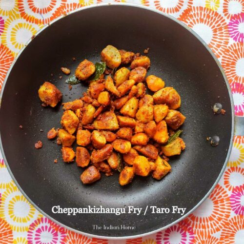 Cheppankizhangu Fry / Taro Fry