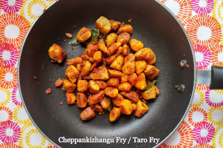 Cheppankizhangu Fry / Taro Fry