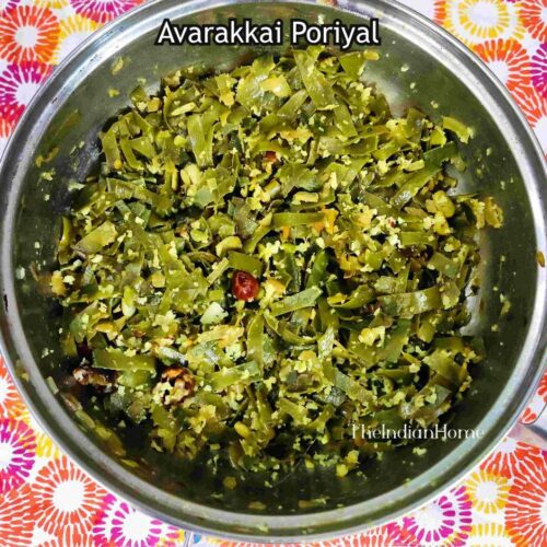 Avarakkai poriyal / broad beans